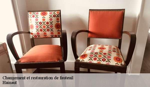 Changement et restauration de fauteuil Hainaut 