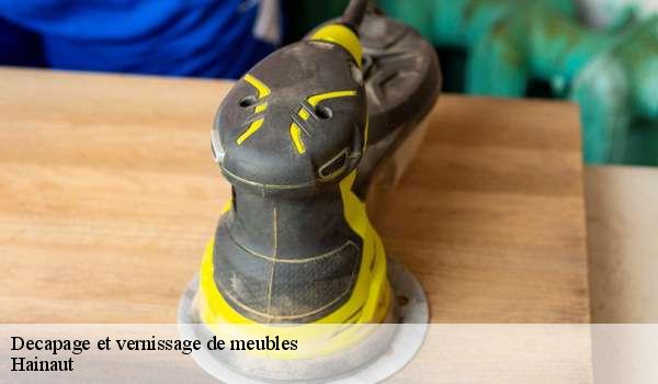 Decapage et vernissage de meubles Hainaut 