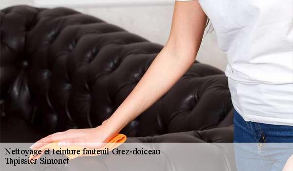 Nettoyage et teinture fauteuil  1390