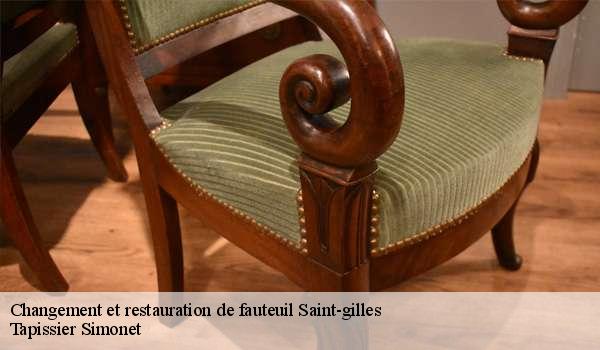 Changement et restauration de fauteuil  1060