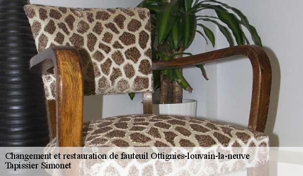 Changement et restauration de fauteuil  1340